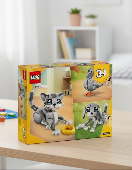 LEGO Creator 3 w 1 – Psotny kot (31163) kotek lego klocki zabawka