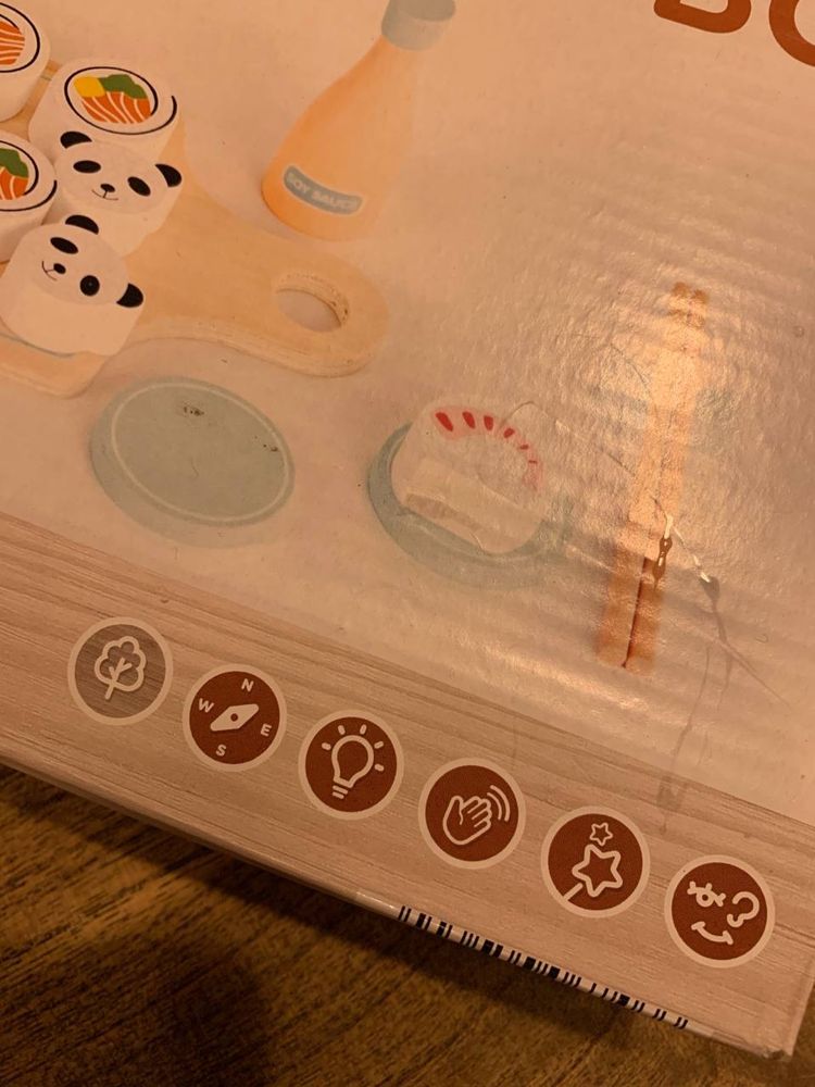 Новый! Деревянный игровой набор кухня суши