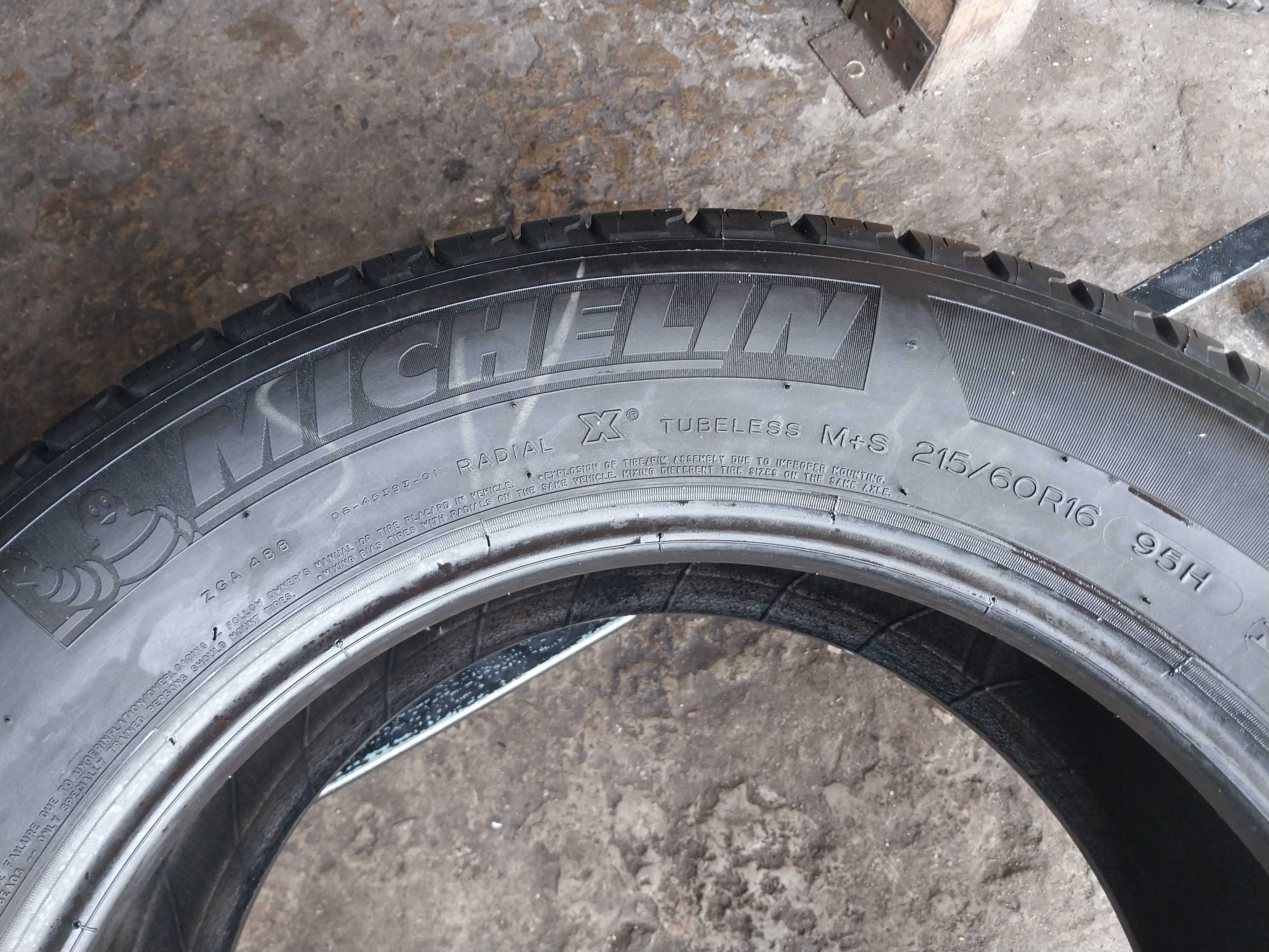 215 60 16 Michelin, літо. Ціна за 2 шт.. 2300.