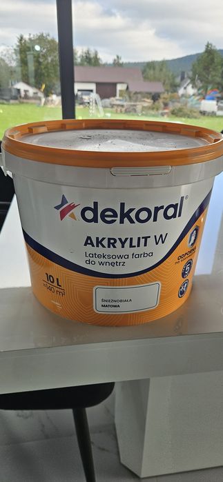Farba lateksowa Dekoral Akrylit W 10l