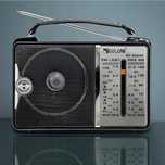Radio FM kuchenne przenośne domowe budowlane na baterie 230V