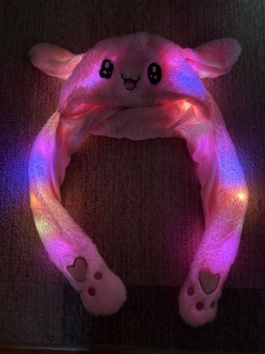 Шапка зайчика дитяча