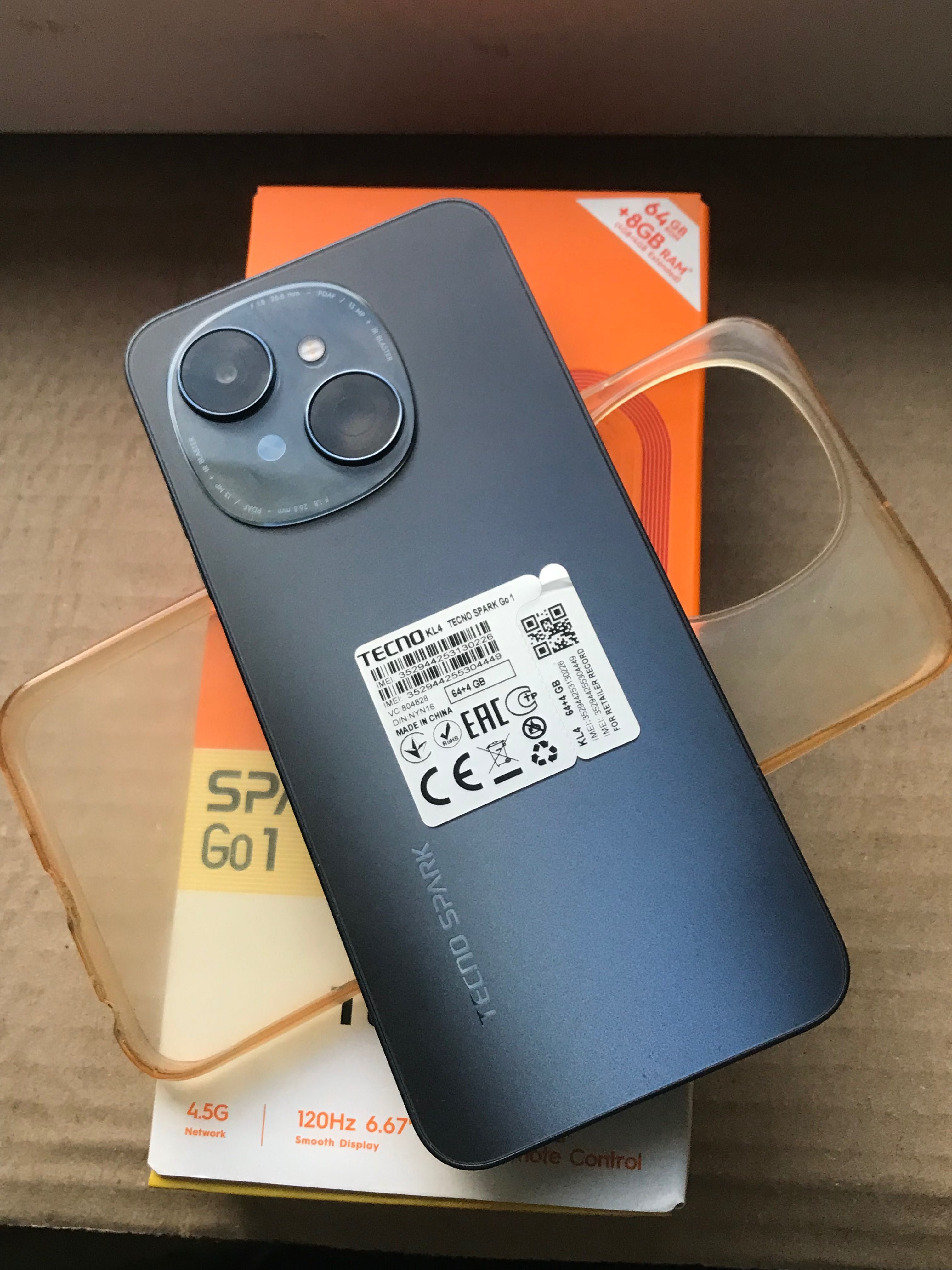 Tecno Spark go 1 4/64 black