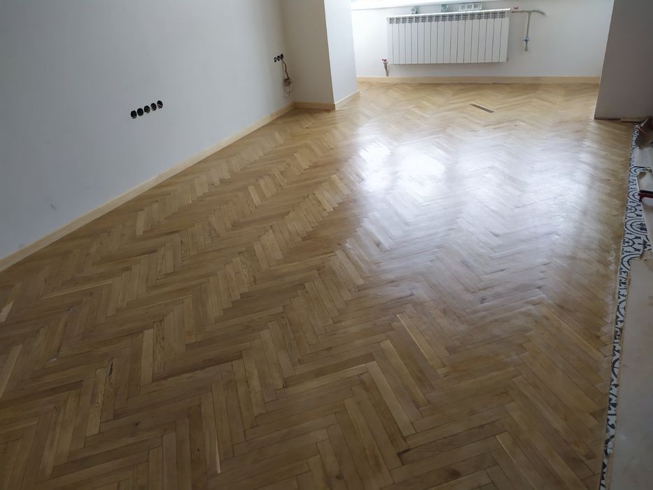 Шліфування паркету.Ремонт після затопу