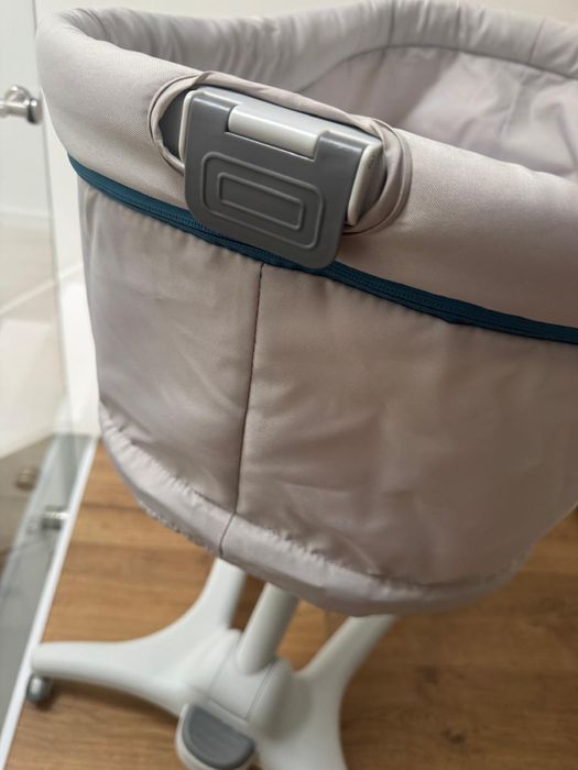 chicco baby hug 4w1 lozeczko na kolkach szare