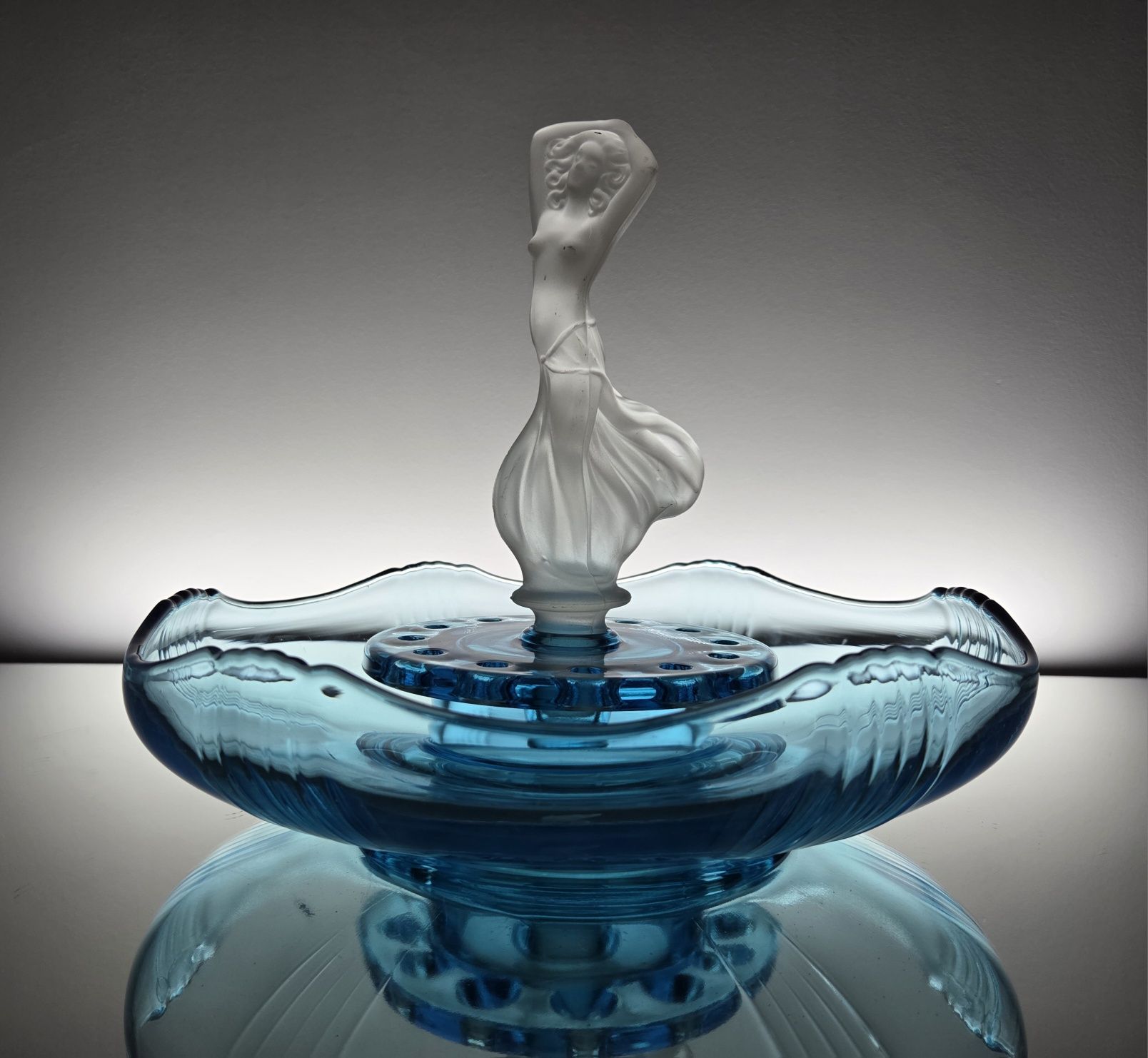 Ikebana szkło art deco Josef Inwald 1930r Arabella