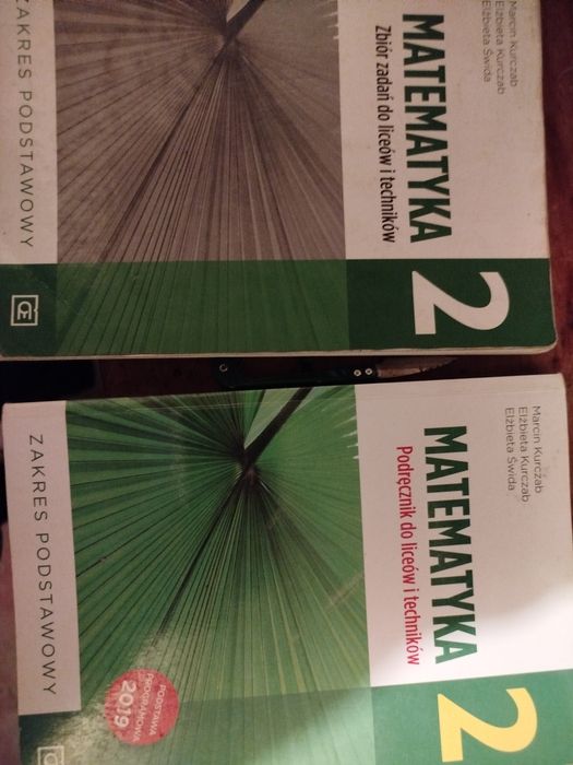 Zbiór zadań plus podręcznik matematyka cz 2