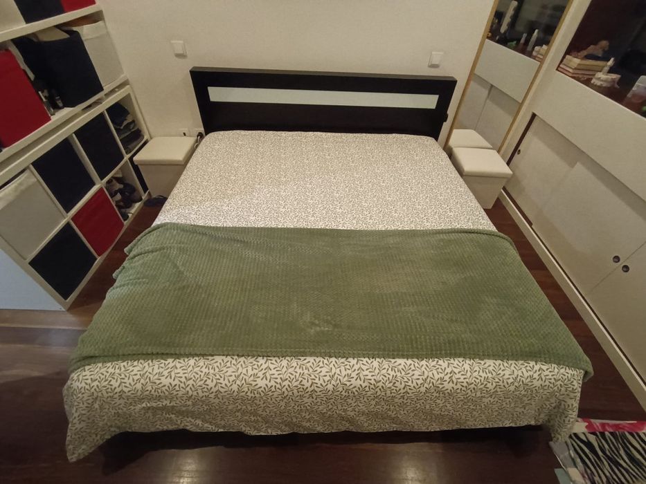 Cama sommier 190x200 + colchão