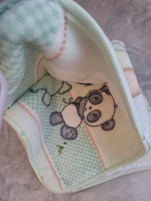 Зимовий конверт для новонароджених на виписку чи в коляску, ковдра