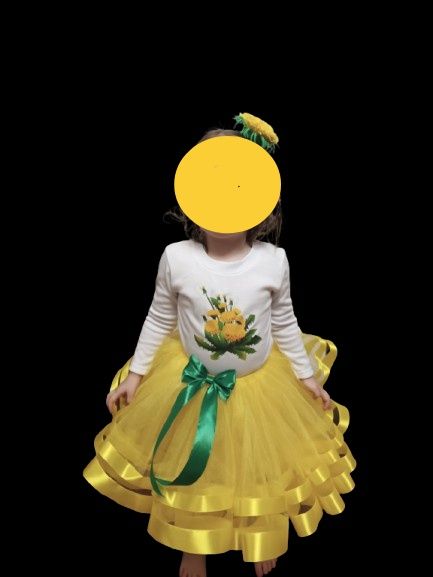 Костюм кульбабки 92-98 розмір