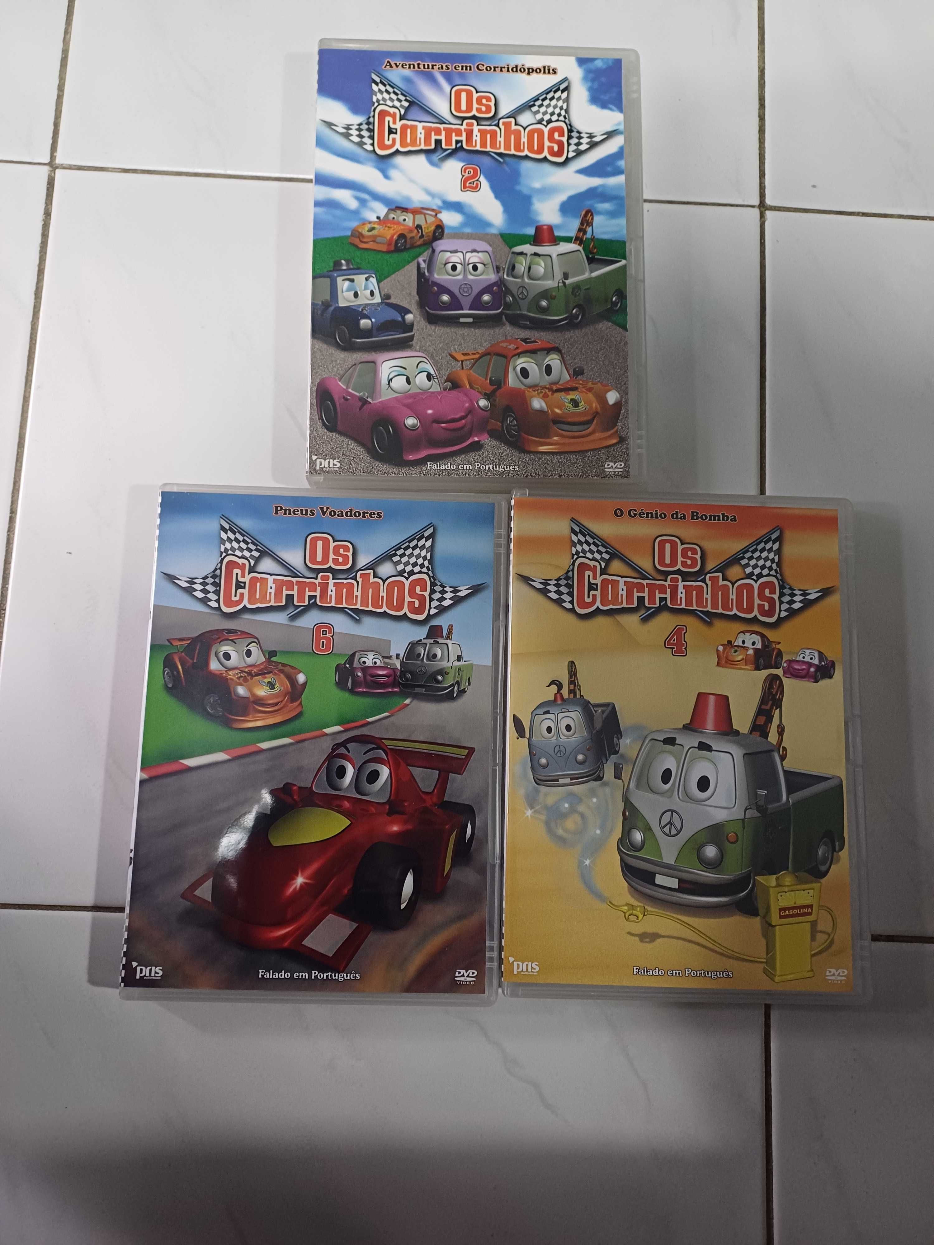 Pack 3 dvds infantis