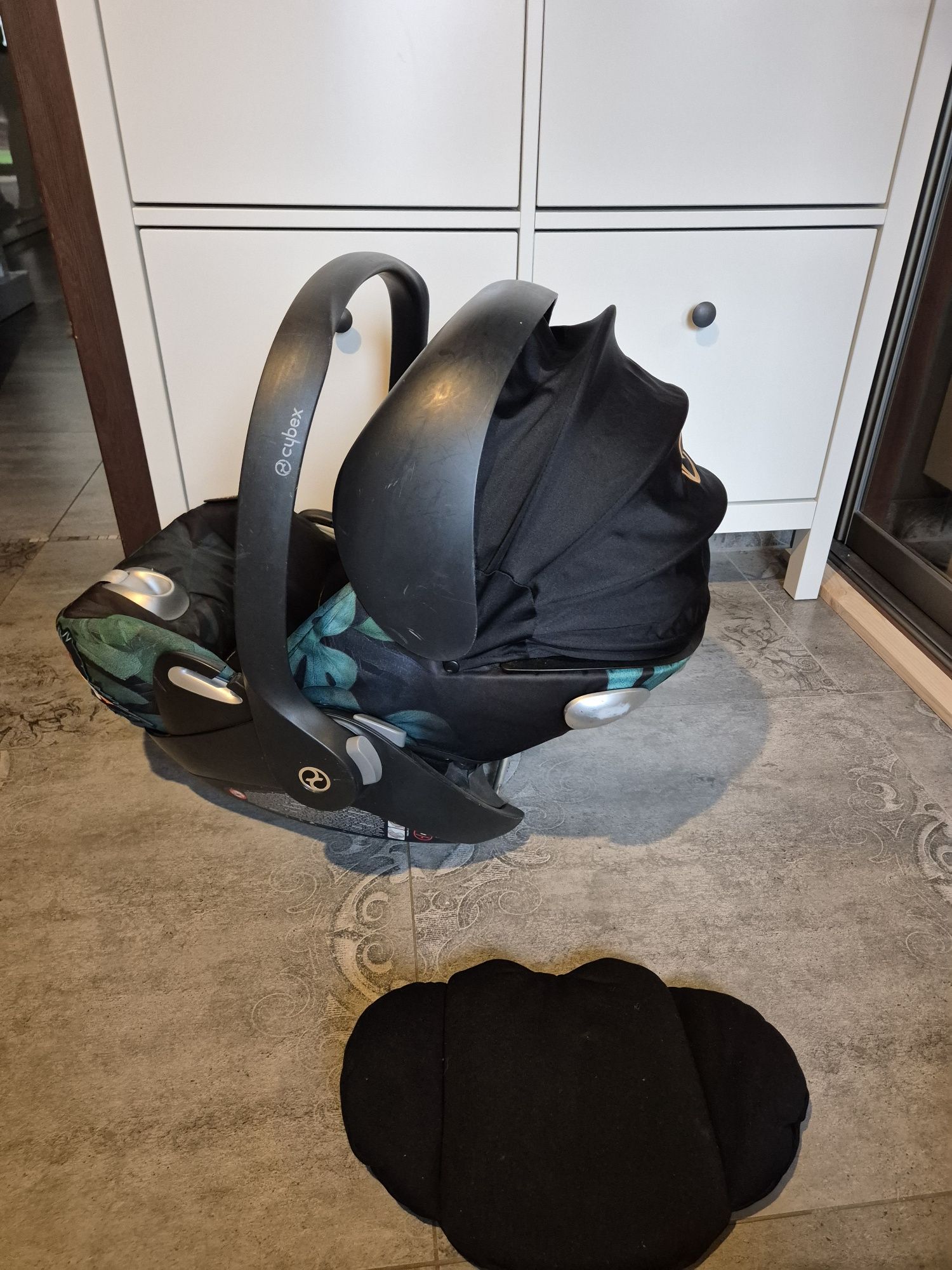 Cybex cloud-q 0-13kg nosidełko fotelik samochodowy+ baza cybex birds o