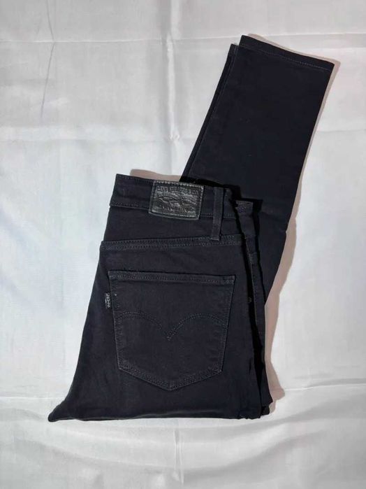 Levis damskie jeansy W25 skinny high rise czarne vintage Y2K klasyczne