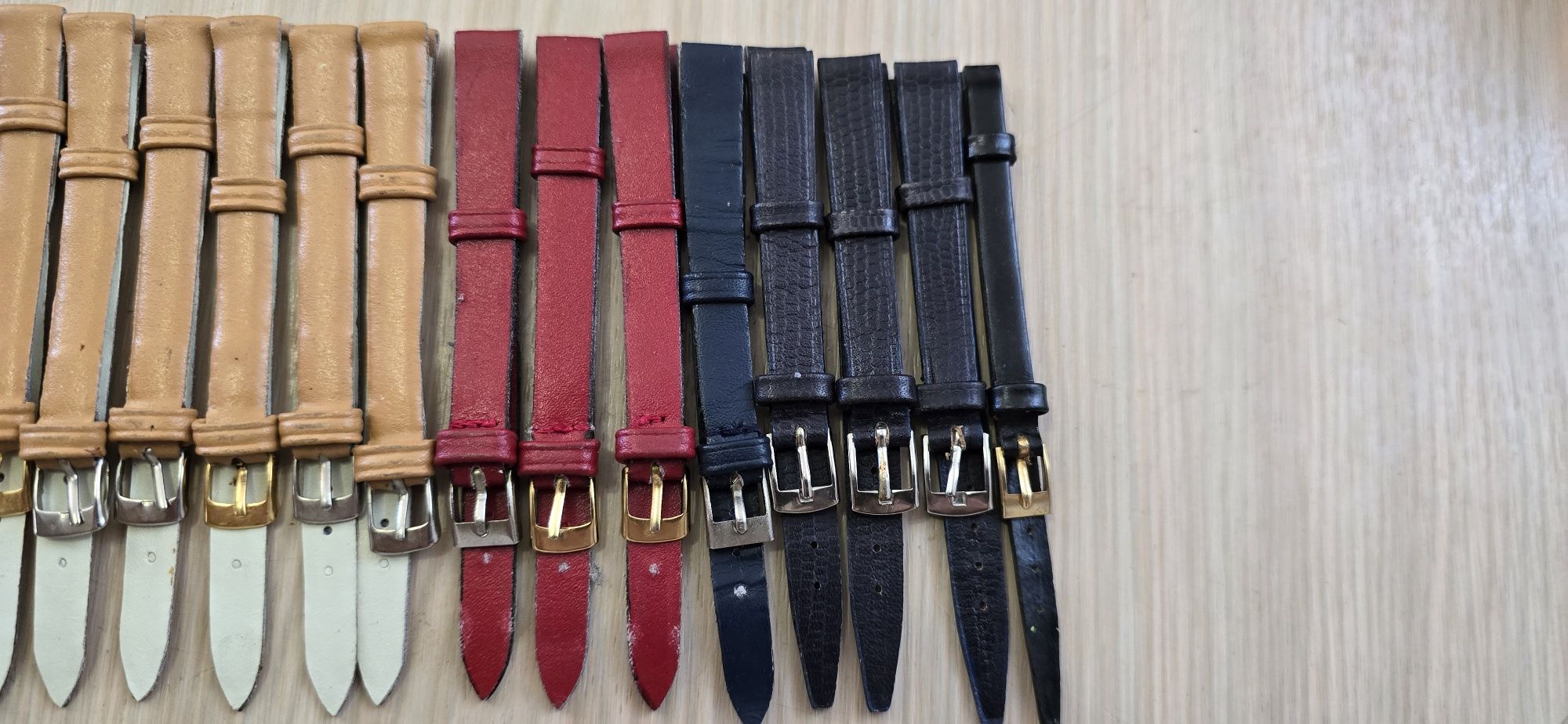 Braçaletes imitação pele Slick  10mm