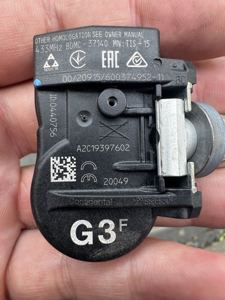 Датчик тиску Continental PA66 GF30, Mazda, 433 mhz