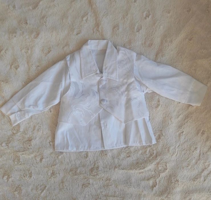 Komplet do chrztu dla chlopca