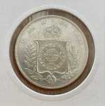 Moeda 1000 Reis 1861 Brasil prata