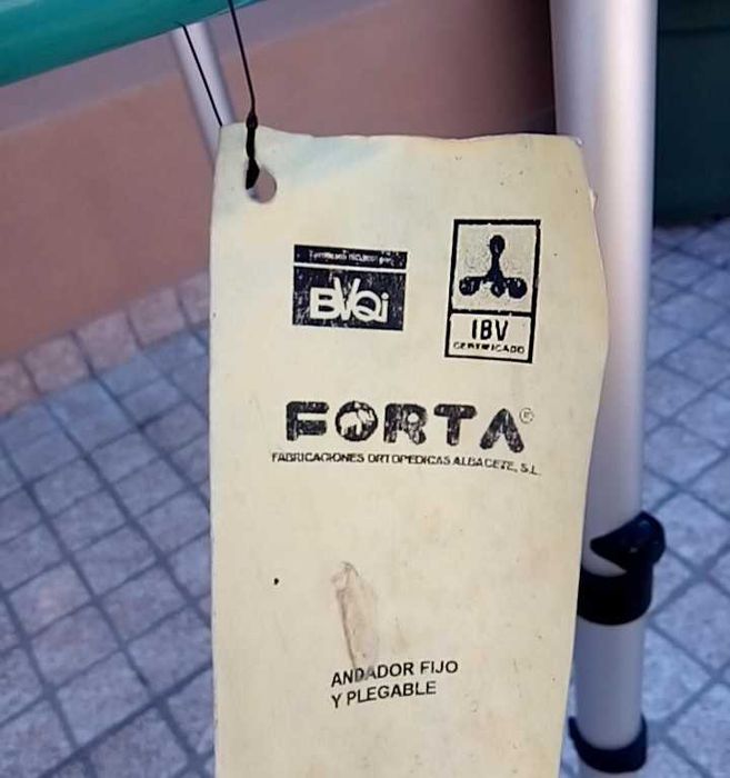 Andarilho Forta Fixo e Dobrável verde