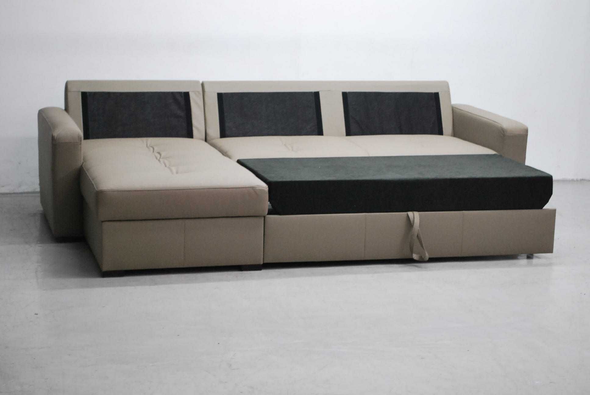 SKÓRA NATURALNA NAROŻNIK spanie pojemnik 4119 kanapa, sofa rogówka