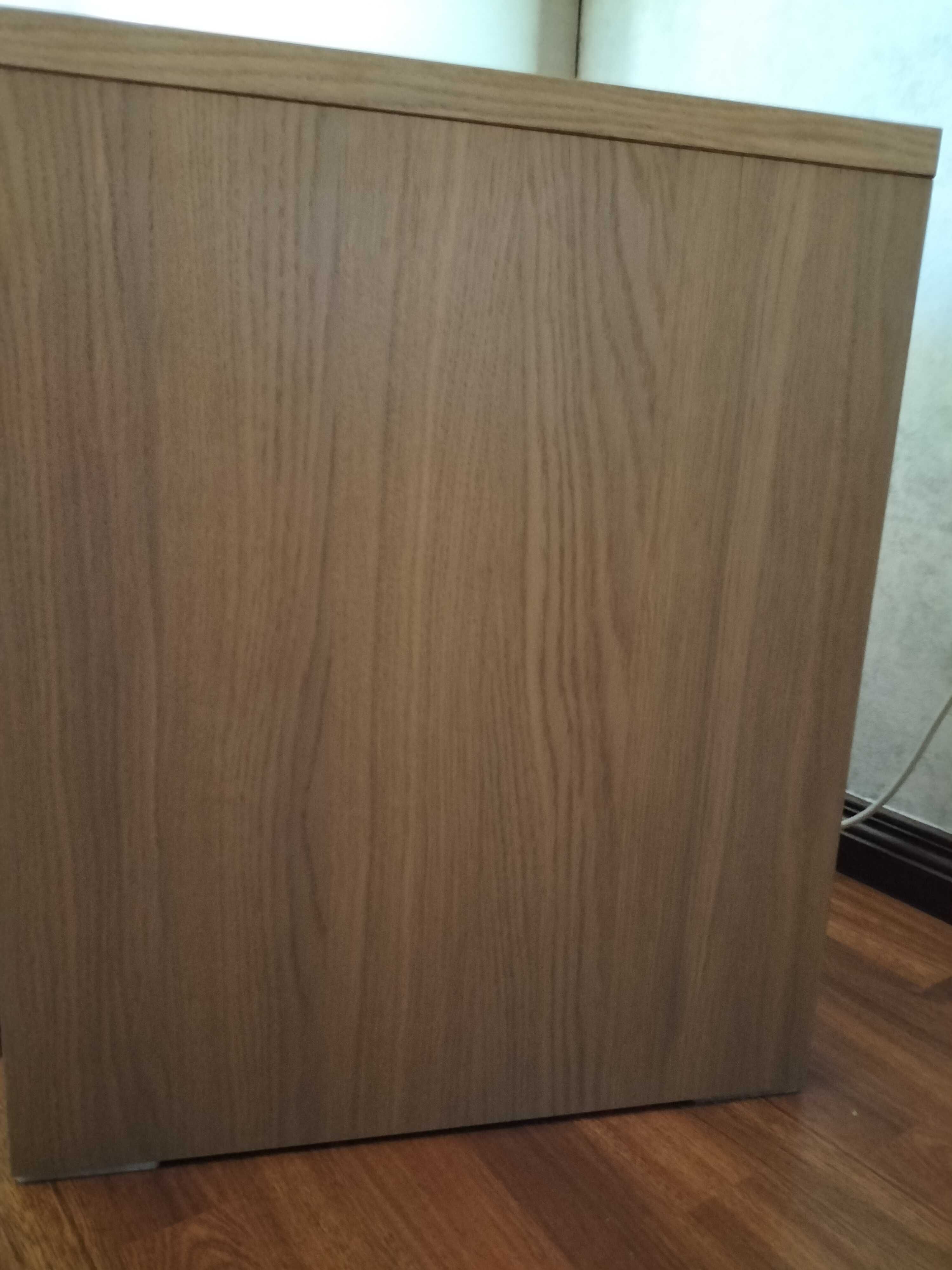 Malm Cómoda c/2 gavetas, chapa de carvalho c/velatura branca IKEA