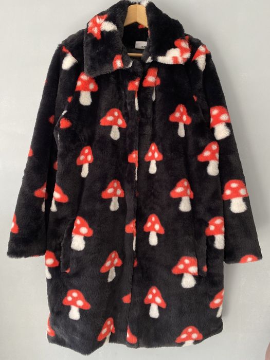 Futerko płaszcz szlafrokowy we wzory miś grzybki muchomory