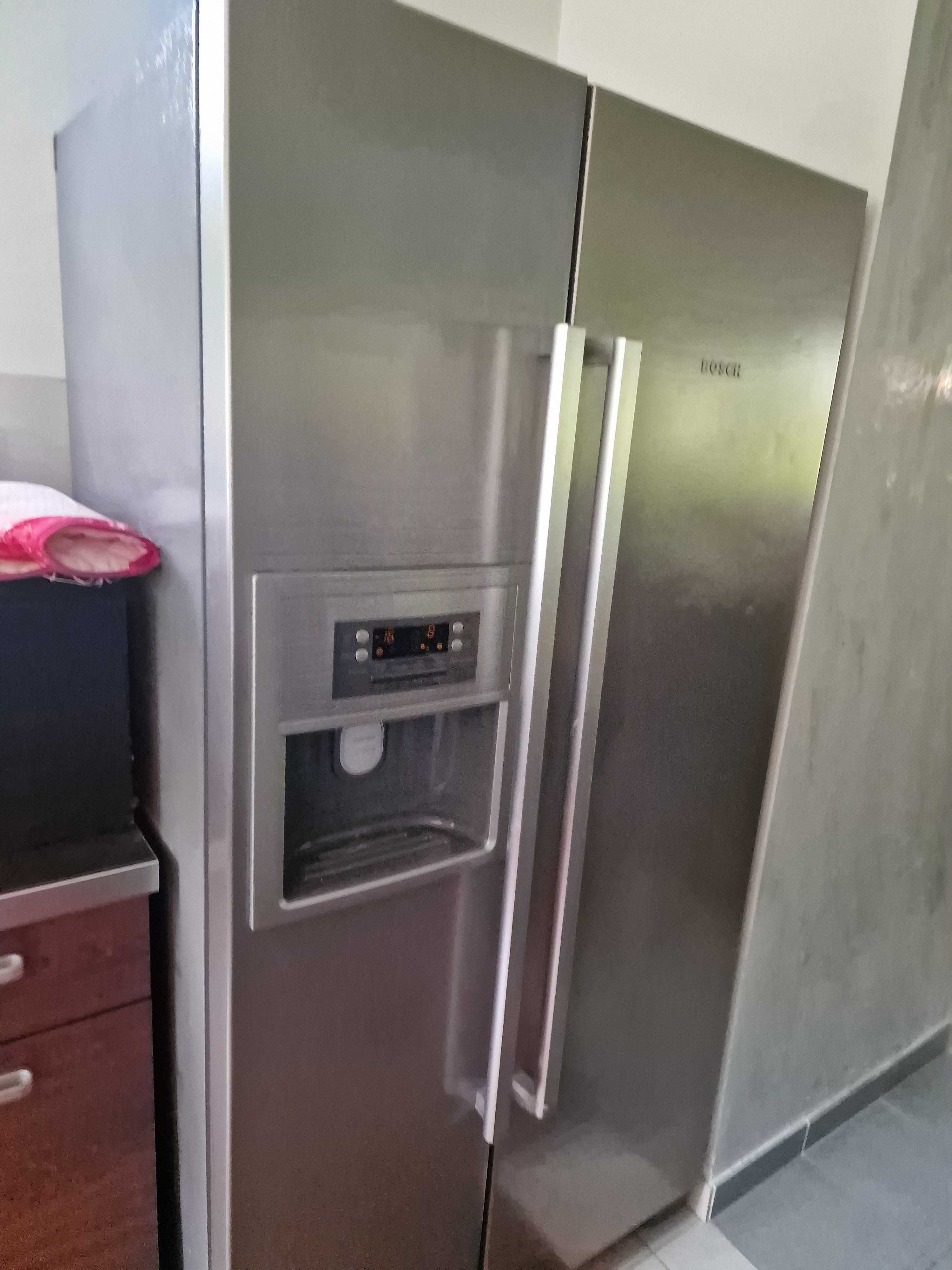 Lodówka Bosch KAN58A75 side by side inox srebrna