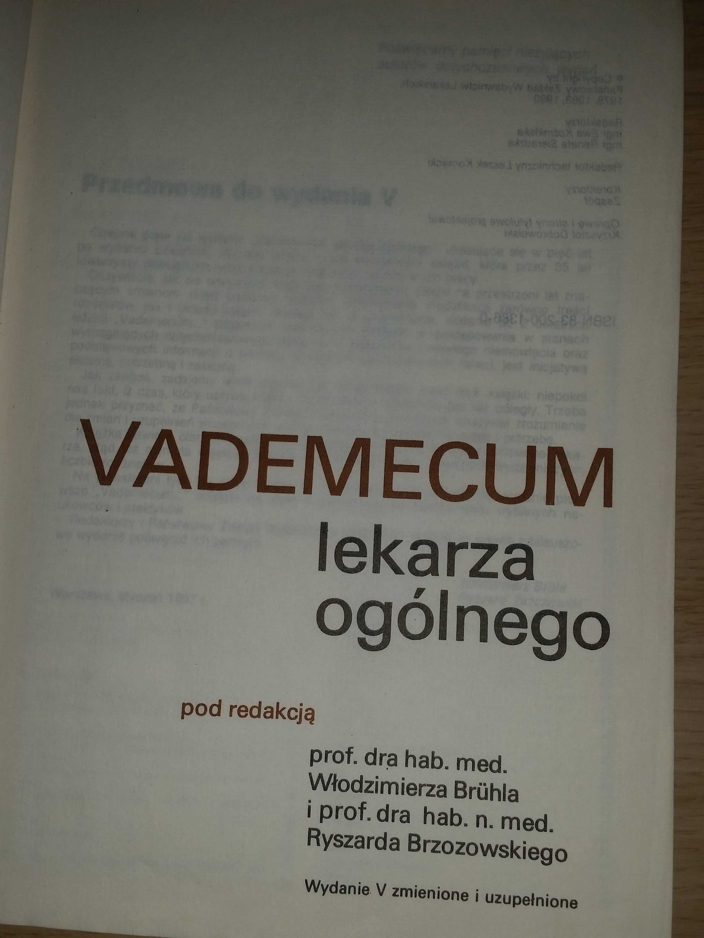 Vademecum lekarza ogólnego praca zbiorowa książka medyczna