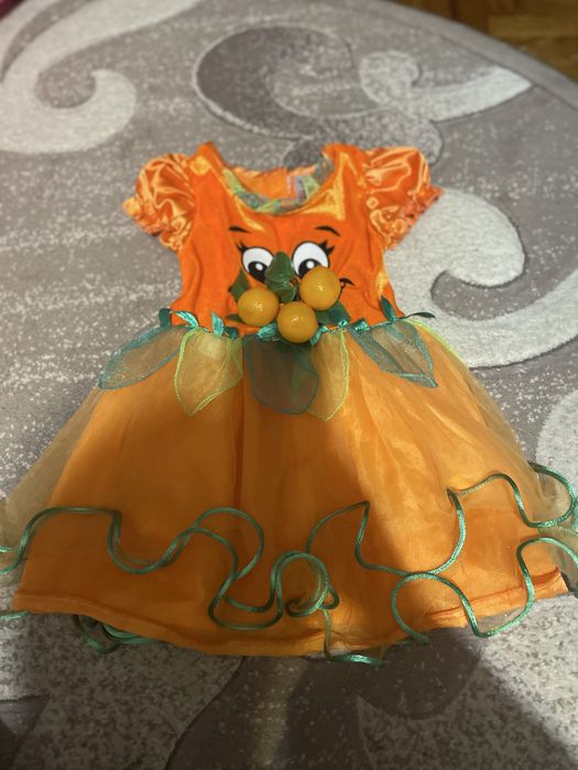 Плаття мандаринка карнавальне