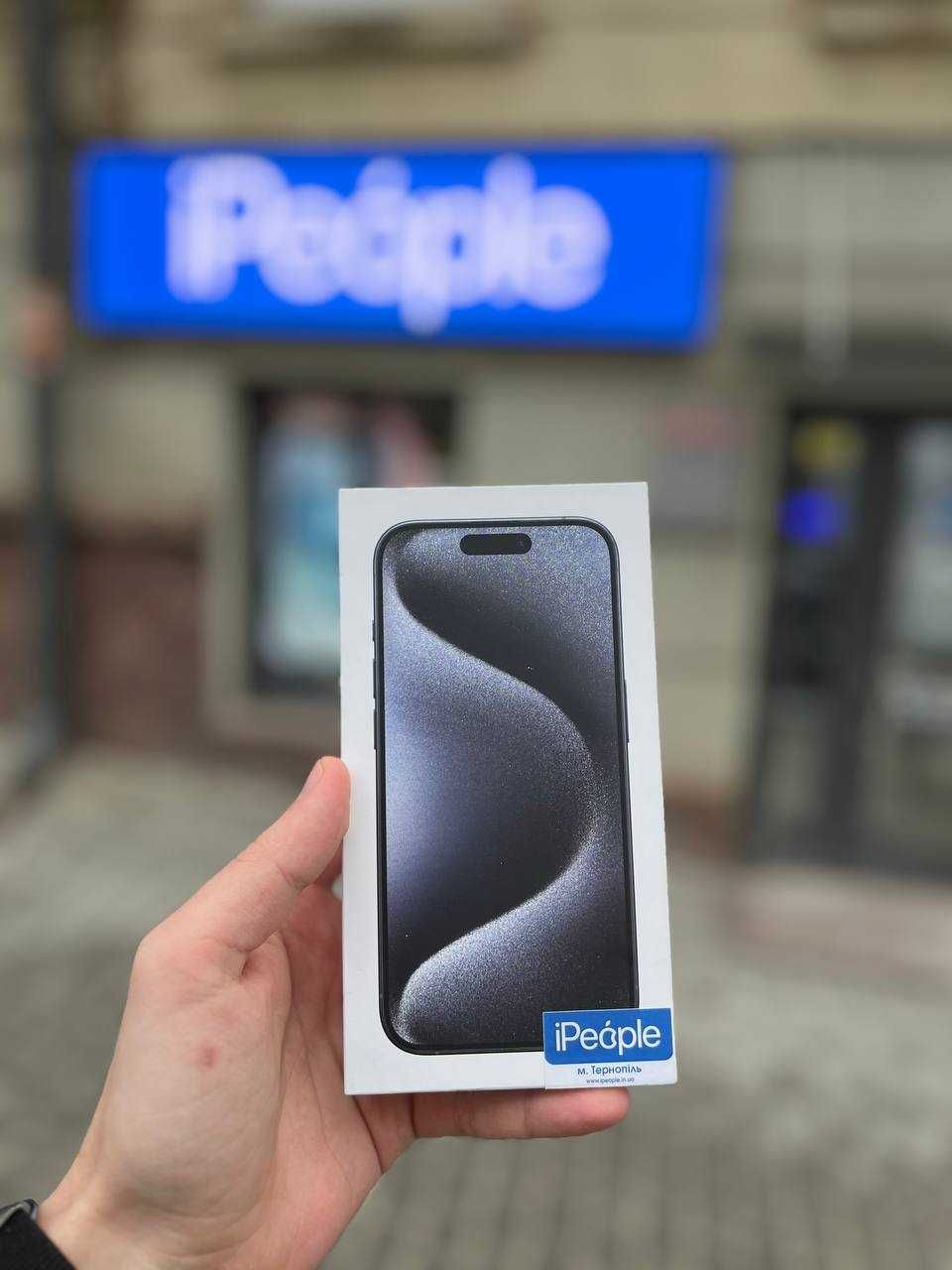 NEW iPhone 15 Pro | 128 GB | EU •iPeople •Гарантія •Розтермінування