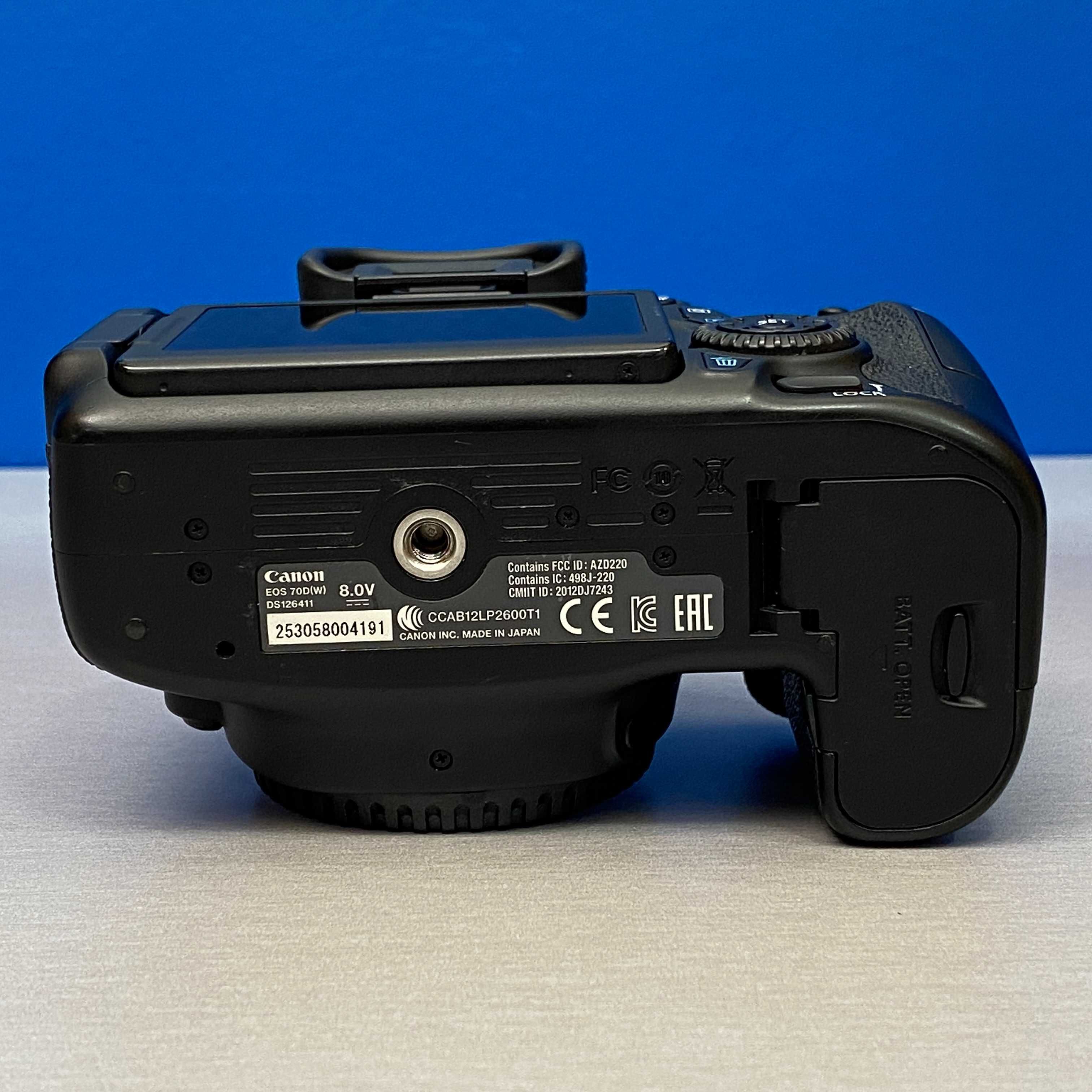 Canon EOS 70D (Corpo) - 20.2MP