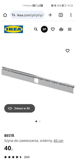 Szafka besta hanvinken Ikea