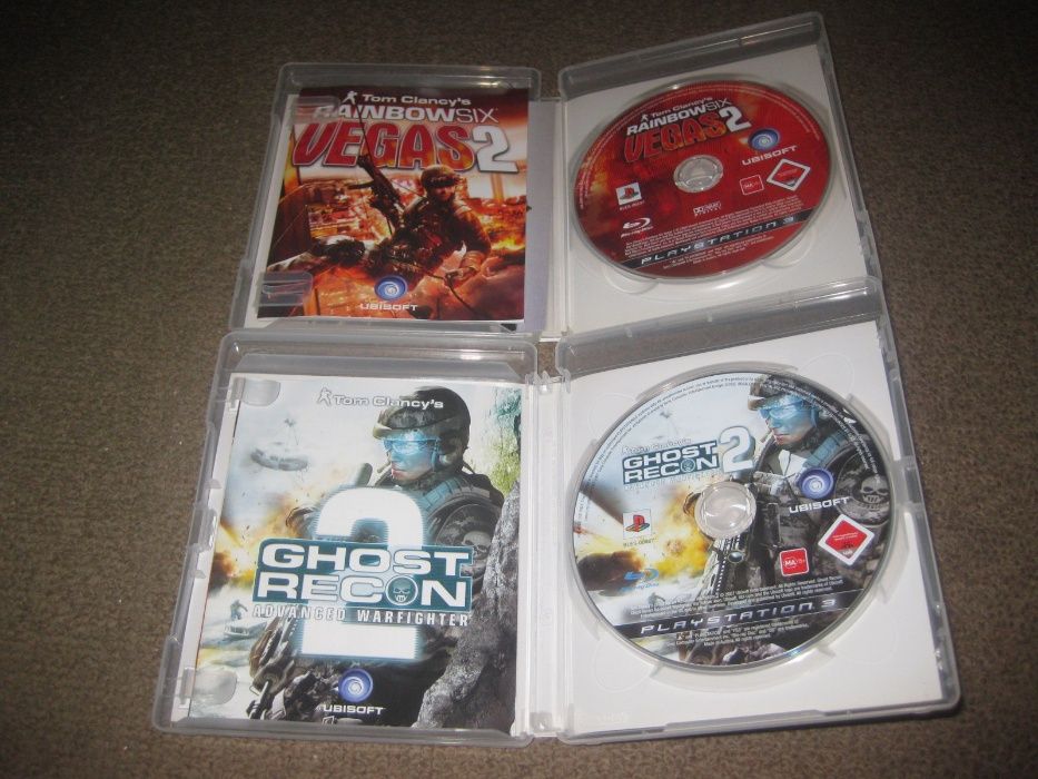 2 Jogos da saga "Tom Clancy`s" para PS3/Completos!