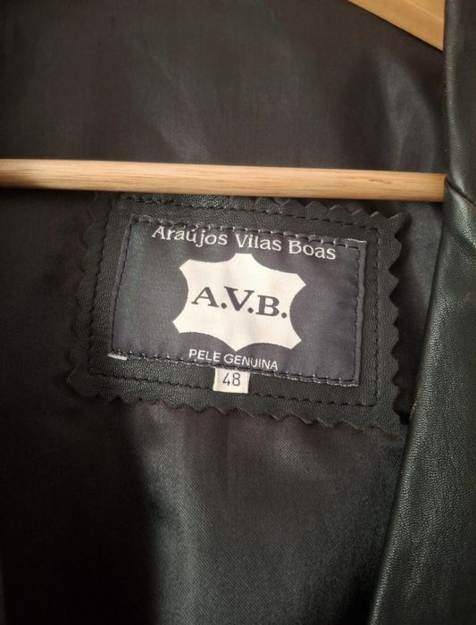 Casaco homem em pele