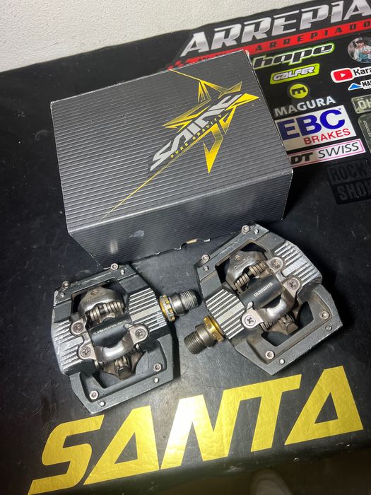 Pedais shimano saint