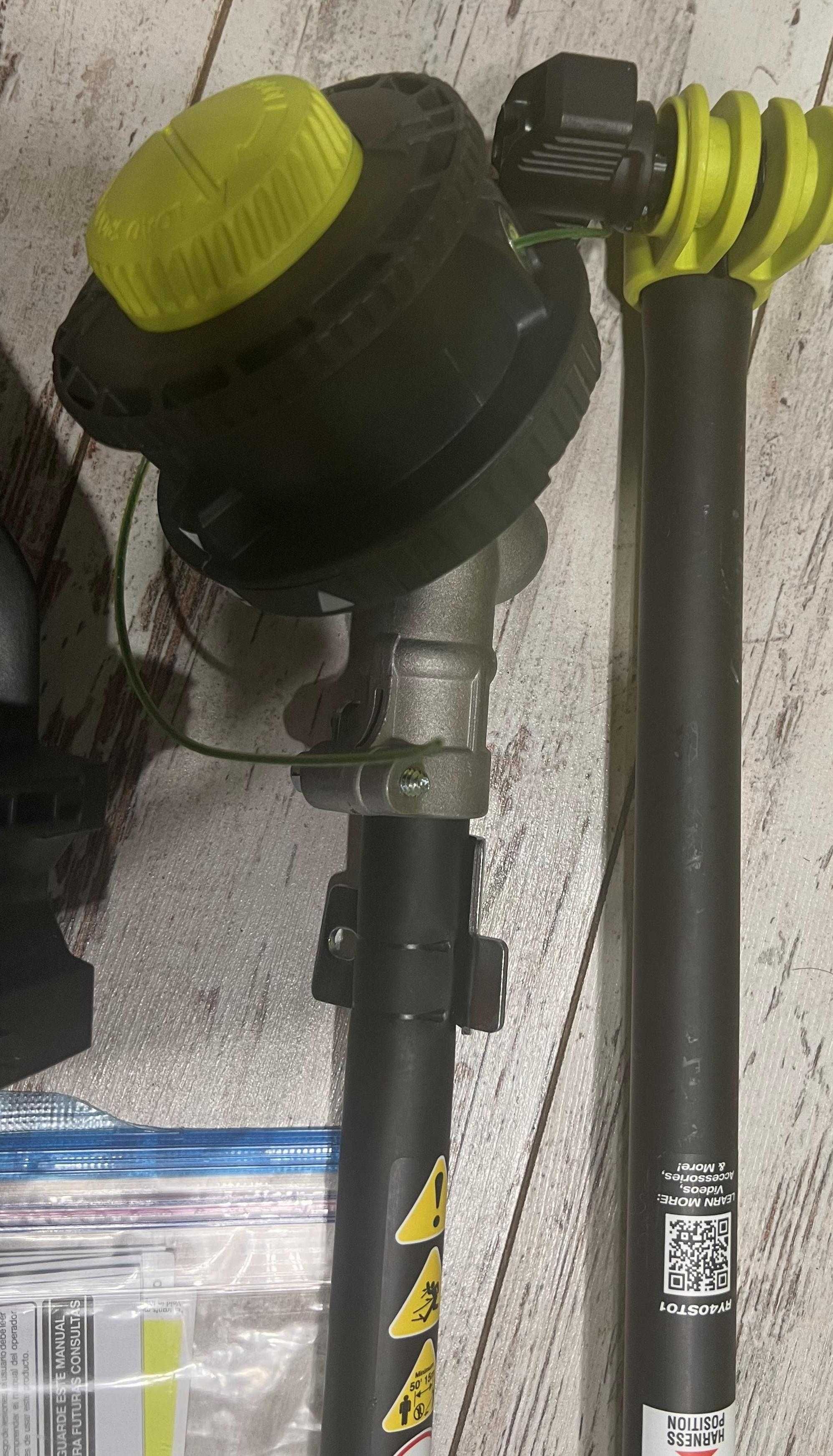 Безщітковий бездротовий потужний тример 40В Ryobi ry40st01k з США