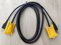 KVM kabel do drukarki i monitora VGA + USB B do VGA + USB A ‎iKKEGOL
