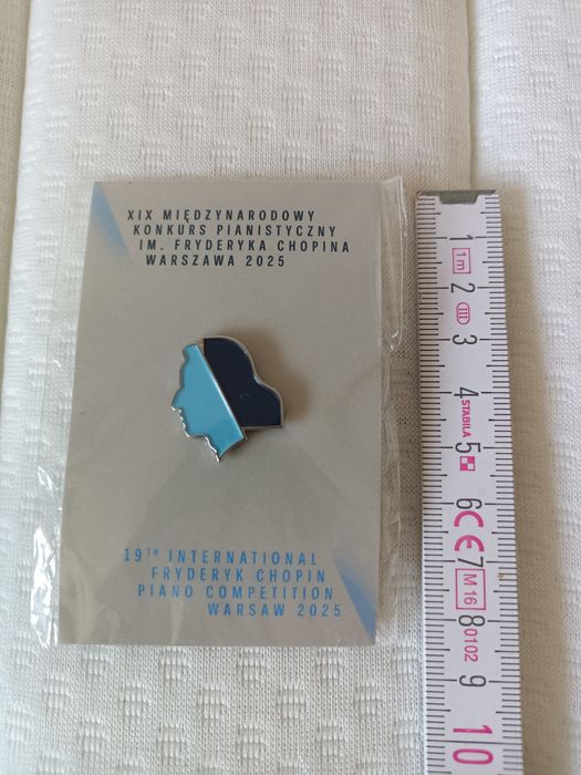 Przypinka, pin 19. Konkurs Pianistyczny im. Chopina, 2025