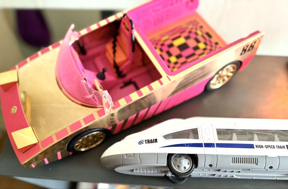 Швидкісний поїзд / Звук / світло / Машинка / Кабріолет