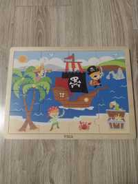 Viga puzzle drewniane piraci