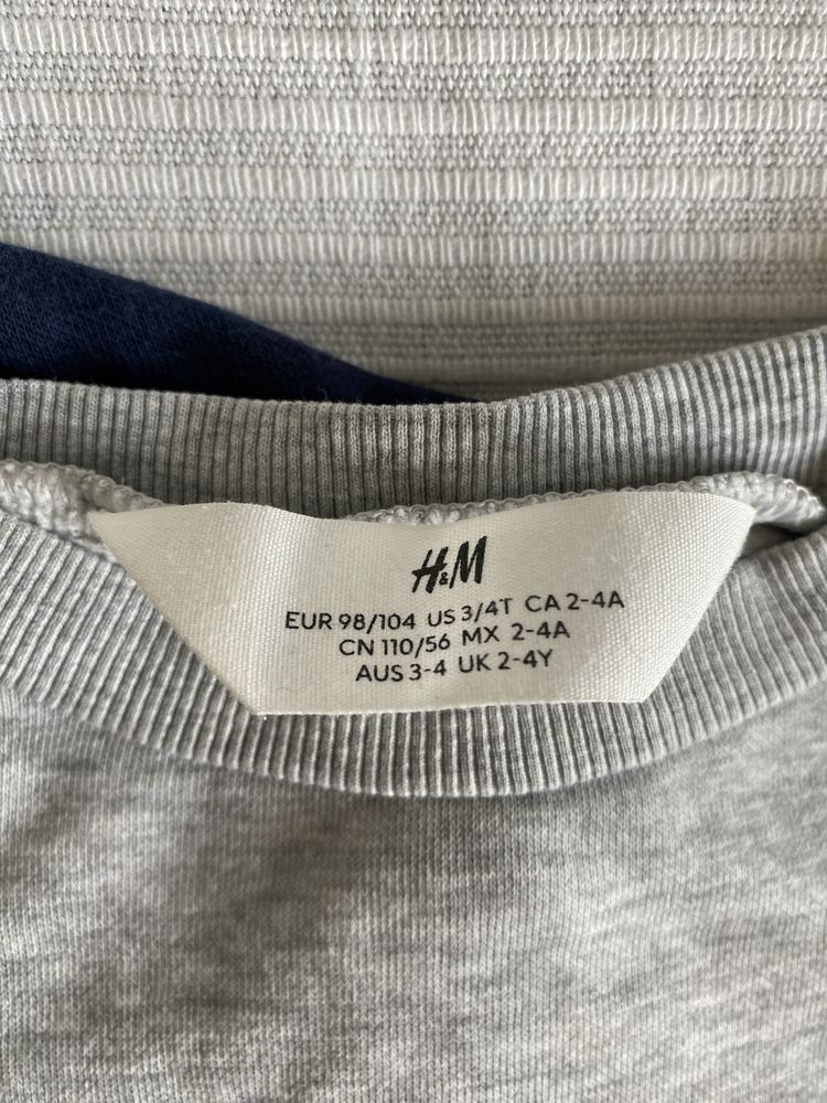 Zestaw bluz H&M rozm. 98/104