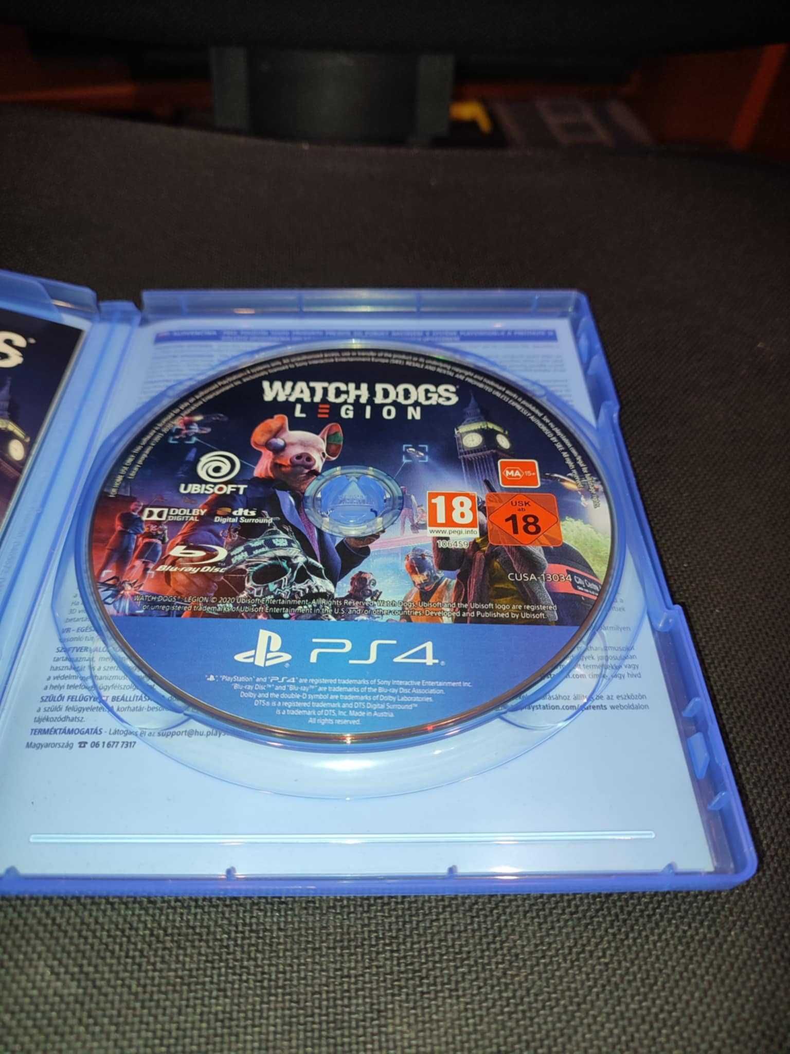 Okazja!!! Gra Watch Dogs Legion na Playstation 4 i 5 Ps4! Polecam!