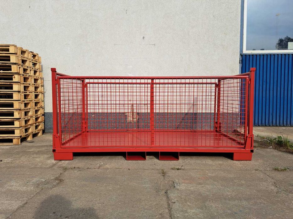 Składany gitterbox ze stalową podłogą wersja XXL duży super jakość