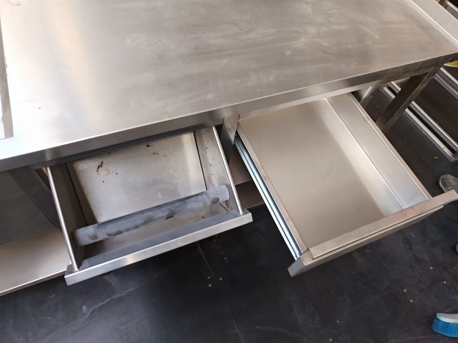 Bancada Inox para restauração