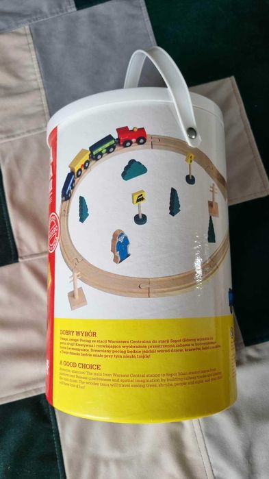 Klocki drewniane 2 różne zestawy