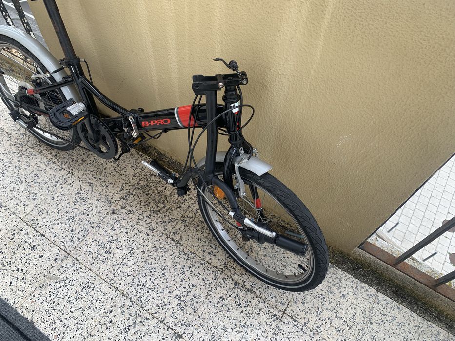 Bicicleta dobravel em 3 partes