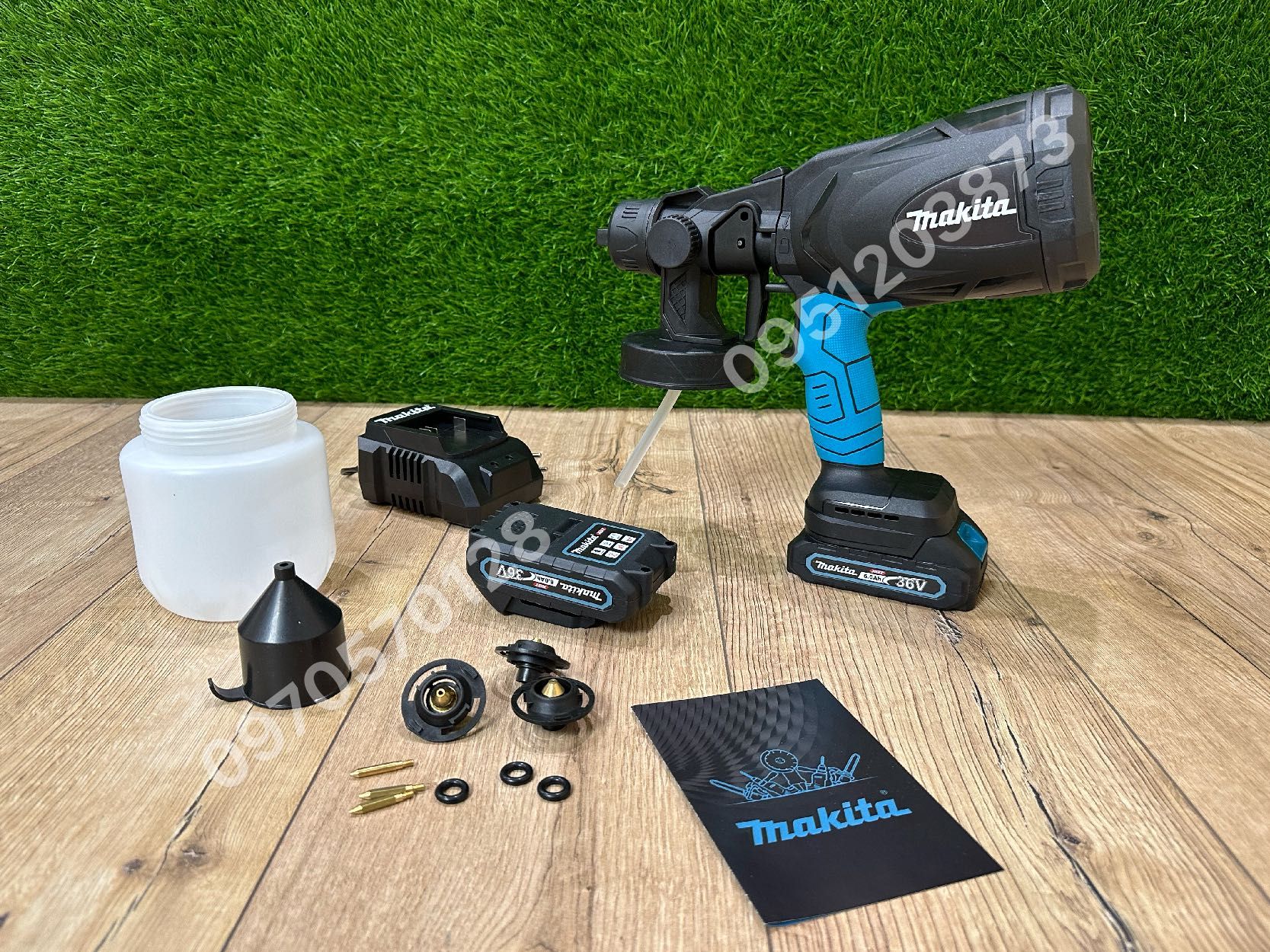 Аккумуляторный краскопульт Makita MTW800BL 36V 6Ah 3 режима распыления