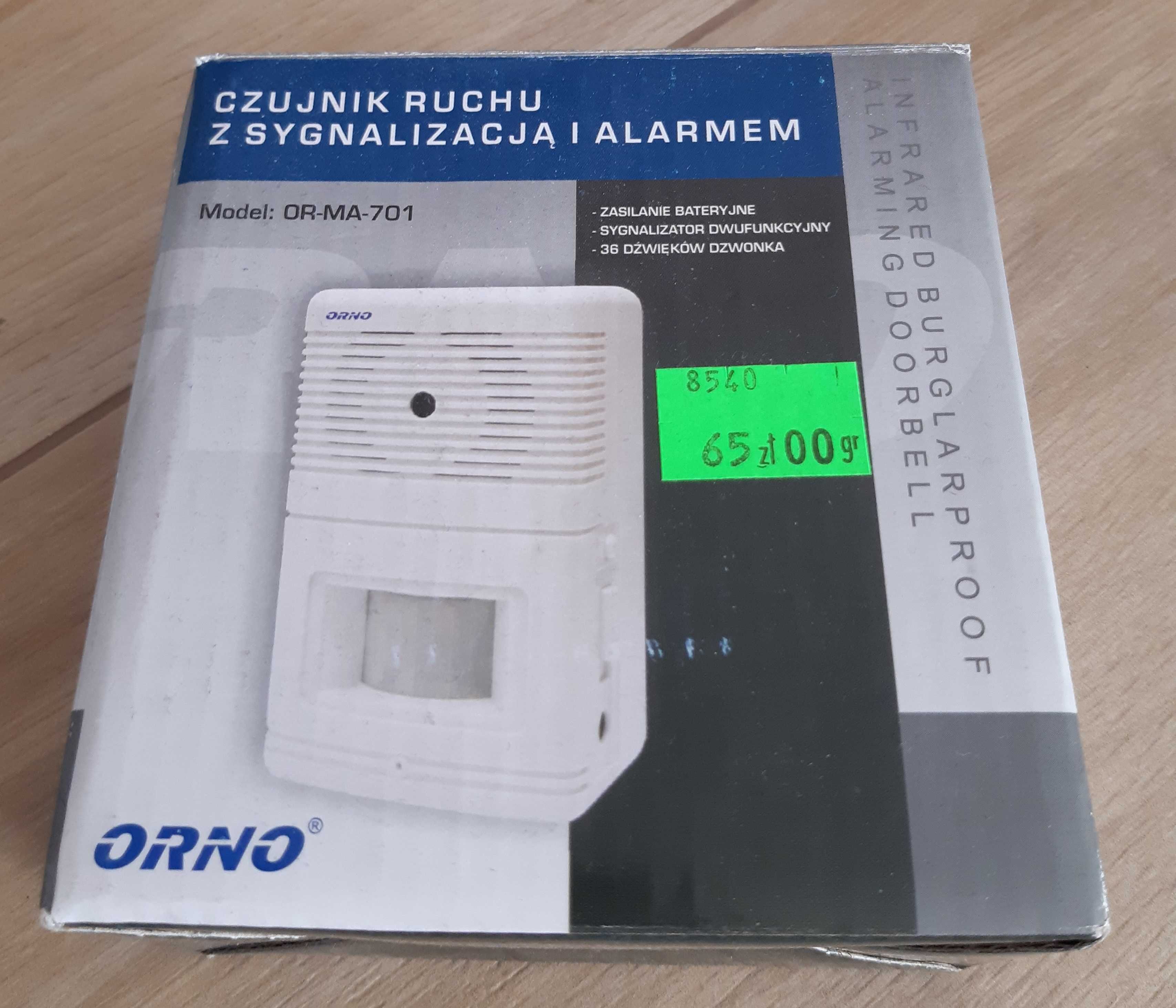 ORNO Czujka Ruchu Alarmowa Sygnalizacji I Alarmem