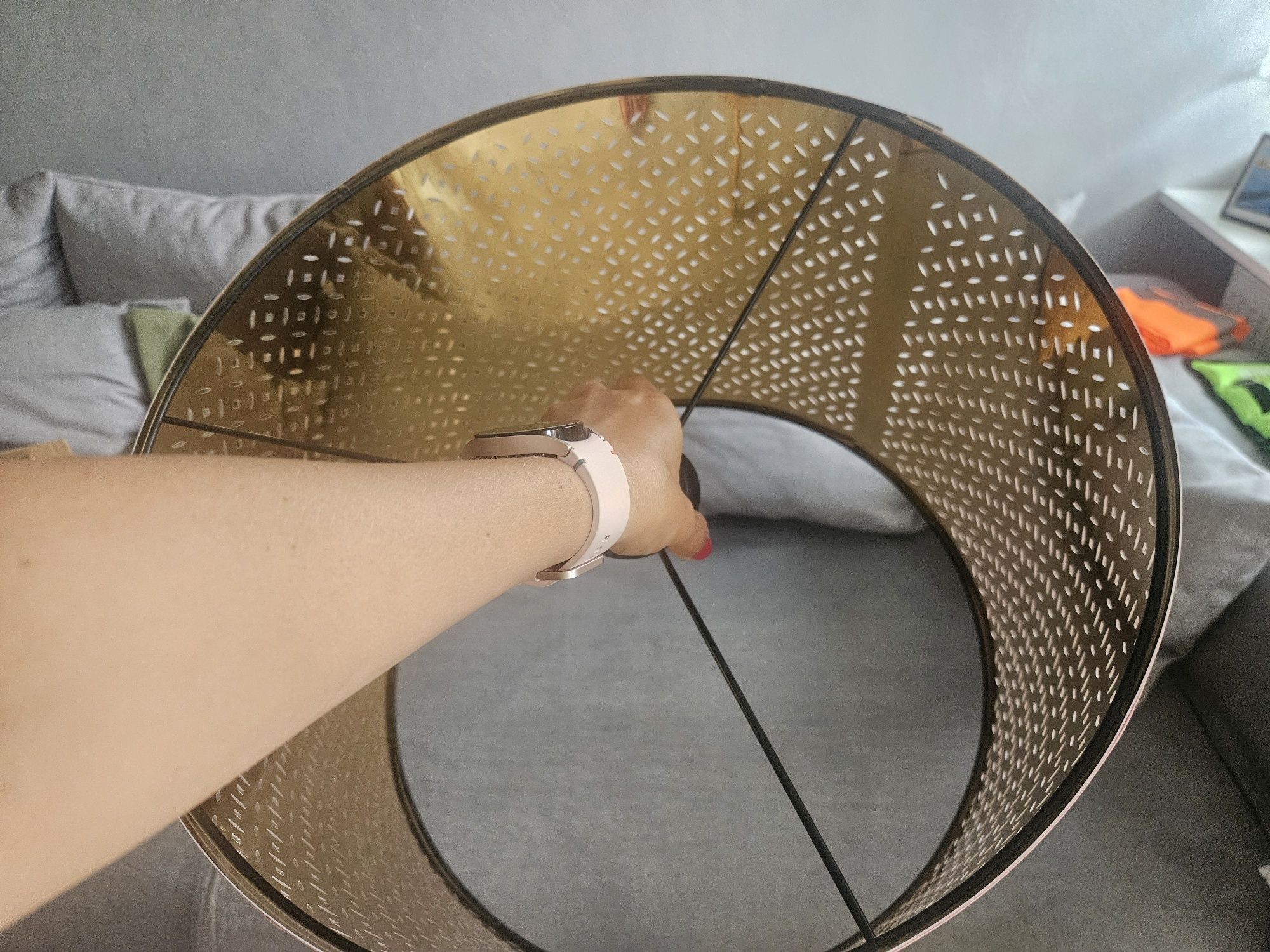 Klosz lampy welurowy Ikea