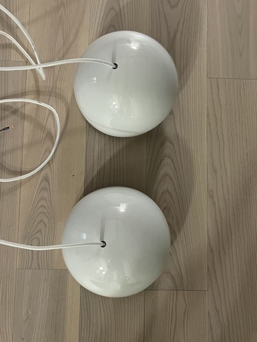 Para lamp Flowepot Verner Panton Louis Poulsen oryginał emaljowane