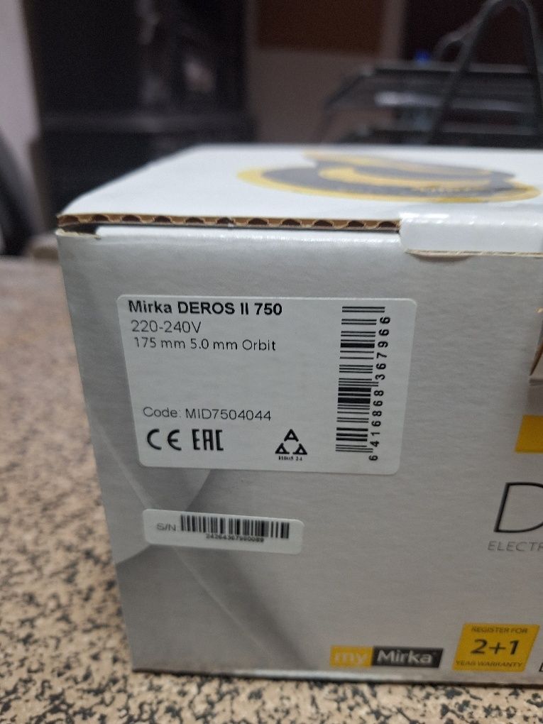 Vendo lixadora mirka deros II